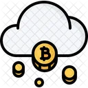 Cloud Mining Bitcoin Icon
