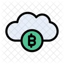 Bitcoin Cloud Currency Icon