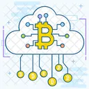 Bitcoin Cloud  Icon