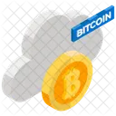 Bitcoin Cloud  Icon