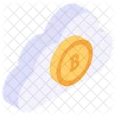 Bitcoin Cloud Cloud Technology Cloud Earnings Icon