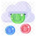 Bitcoin Cloud  Icon