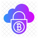 Bitcoin Cloud Security  Icon