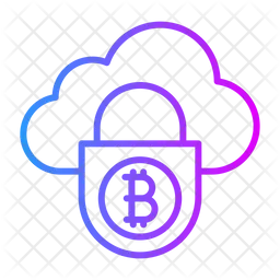 Bitcoin Cloud Security  Icon