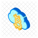 Bitcoin Cloud Storage  Icon