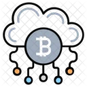 Bitcoin Technologie Kryptowahrung Symbol