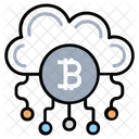 Bitcoin Cloud Technology  Icon