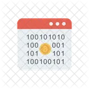 Coding Binary Cryptocurrency Icon