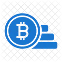 Bitcoin Coins Stacked  Icon