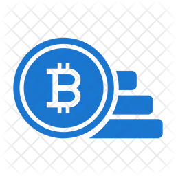 Bitcoin Coins Stacked  Icon