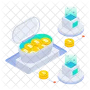 Bitcoin Collection Money Coins Icon