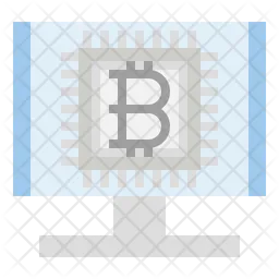 Bitcoin computer  Icon