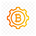 Configuration Bitcoin Blockchain Icon