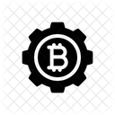 Configuration Bitcoin Blockchain Icône
