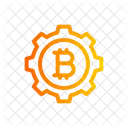 Configuration Bitcoin Blockchain Icône