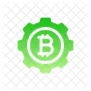 Configuration Bitcoin Blockchain Icône
