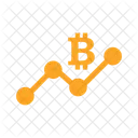 Bitcoin connect up graph  Icon