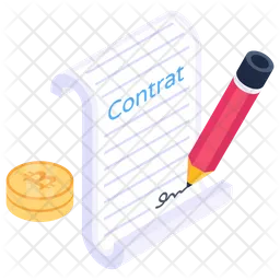 Bitcoin Contract  Icon