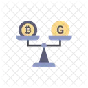 Bitcoin Oro Icon