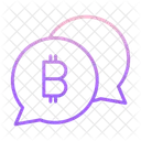 Chat Bitcoin Conversation Bitcoin Chat Icon