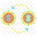 Exchange Bitcoin Conversion Bitcoin Icon