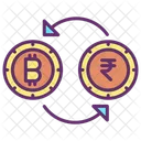 Conversion Bitcoin Conversion Bitcoin Icon