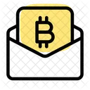 Correo Bitcoin Icono