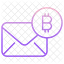 Correo Electronico Correo Electronico De Bitcoin Correo De Bitcoin Icono