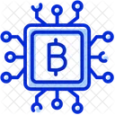 Bitcoin Cpu Icon