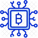 Bitcoin Cpu  Icon