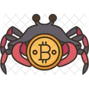 Bitcoin Crab  Icon