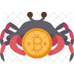 Bitcoin Crab  Icon