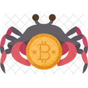Bitcoin Crab  Icon
