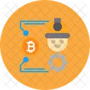 Bitcoin-Handwerk  Symbol