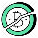 Bitcoin Crash Cryptocurrency Crypto Icon