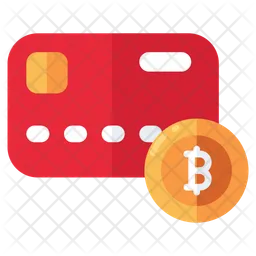 Bitcoin Credit Card  Icon