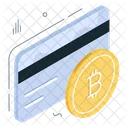 Bitcoin Credit Card  Icon