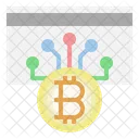 Bitcoin Credit Card Bitcoin Cashless Icon