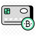 Bitcoin Credit Card Cryptocurrency Crypto Icône