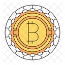 Criptomoeda Bitcoin  Ícone