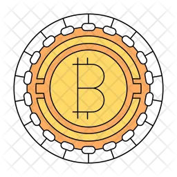 Criptomoeda Bitcoin  Ícone