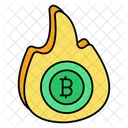 Bitcoin Cresis Crysis Man Icon