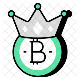 Bitcoin Crown  Icon