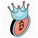 Bitcoin Crown  Icon