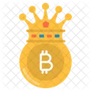 Bitcoin Crown  Icon