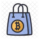 Bitcoin crypto shopping  Icon