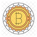 Bitcoin Cryptocurrency Technology Icon