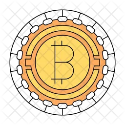 Bitcoin cryptocurrency  Icon
