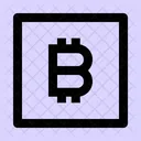 Bitcoin-cuadrado  Icono