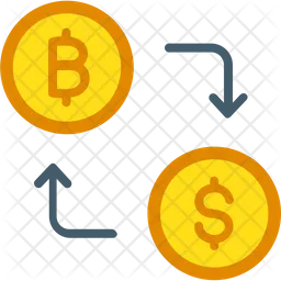 Bitcoin Currency Exchange  Icon